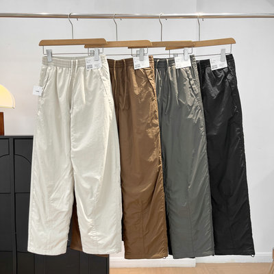 日单！2025冬季新款高腰保暖加绒休闲裤女长裤工装裤伞兵裤冲锋裤