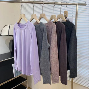 ins健身瑜伽运动长袖 2025秋季 T恤女户外骑行上衣 捡漏啦 欧美单