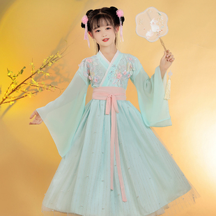 儿童舞蹈服装汉服少儿演出服小酒馆道童中国风表演服飘逸交领日常