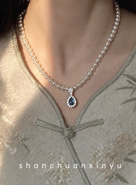 珍珠纯银项链2026送妈妈礼物