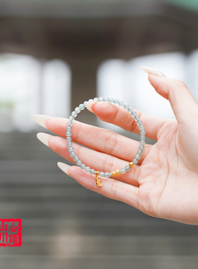 山川心语危地马拉翡翠小米珠手串