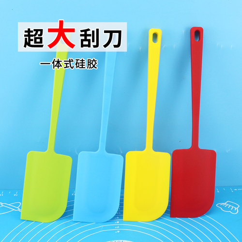 耐高温一体式硅胶刮刀超特大号
