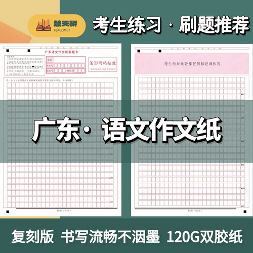 广东中学高中语文作文纸练习模拟用答题纸作文答题卡广东语文A4
