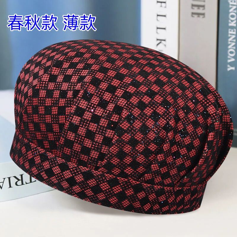 中老年女士春秋帽子薄款老年奶奶老太太帽布帽盆帽睡帽遮阳挡风