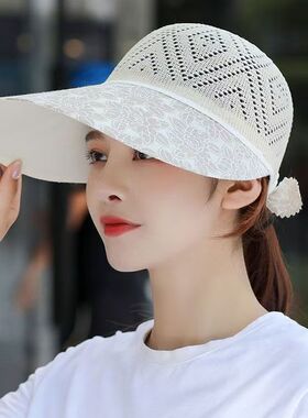 透气防晒太阳帽大沿帽夏季帽子遮阳帽中老年帽子大檐妈妈婆婆旅游