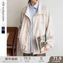 青春休闲百搭外套 潮流刺绣夹克日系男女款 苏打汽水工作室春季 时尚