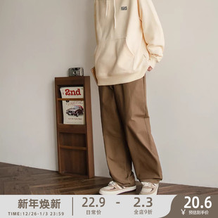 新款 直筒裤 休闲百搭长裤 青春时尚 日系男女同款 苏打汽水工作室春季