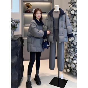 冬季 棉服女款 派克服加厚保暖棉衣夹棉外套 休闲宽松中长款 秋冬时尚