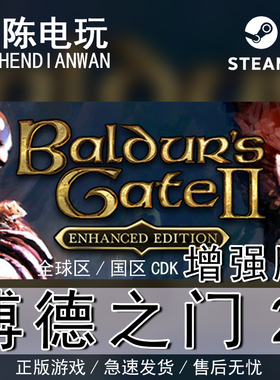 Steam正版 博德之门2：增强版Baldur's Gate II国区cdkey激活码
