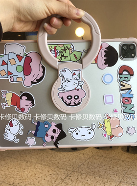 可爱手提360旋转亚克力适用华为MatePad保护套air/11.5S平板SE11寸防弯10.4磨砂Pro11后壳metapadPro12.2单壳