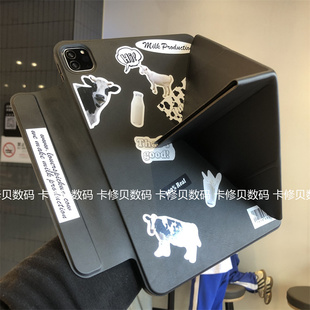 一体3+Y折带搭扣适用小米7/7SPro保护套11.2英寸8Pro平板壳11寸防弯56Spro全包5Pro防摔12.4寸红米Kpad硅胶套