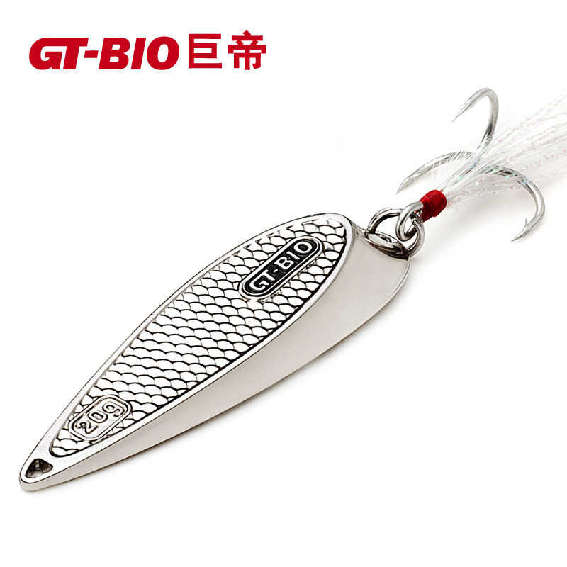 正品GT-BIO巨帝 进化版斜切王 路亚亮片 仿生假饵拟饵钓鱼饵硬饵
