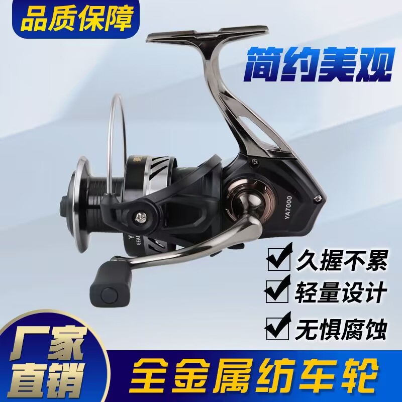 18轴全金属纺车轮远投轮