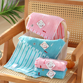 金号毛巾家用儿童巾不掉毛全棉可爱宝宝纯棉超柔软吸水洗脸长方形