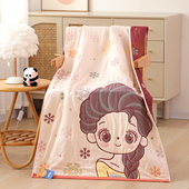 纯棉纱布浴巾新款 成人家用卡通大毛巾吸水速干不掉毛全棉洗澡裹巾