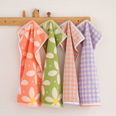 纯棉宝宝童巾新款 家用洗脸洗澡新生儿专用柔软吸水不掉毛儿童毛巾