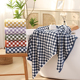 棋盘格纯棉浴巾成人家用新款 全棉大毛巾吸水速干不掉毛洗澡巾裹巾