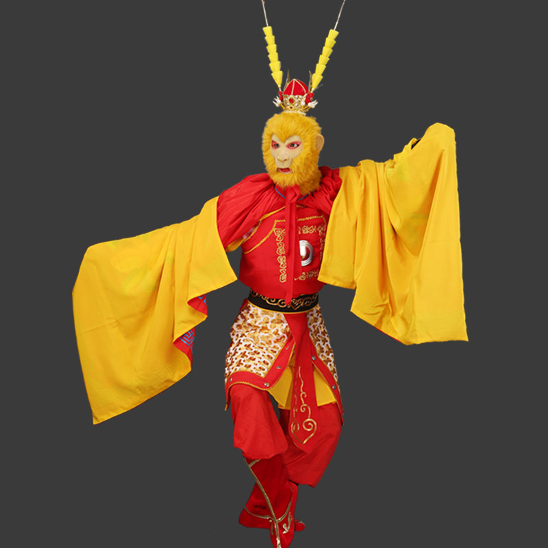 京剧戏曲齐天大圣战袍西游记美猴王古装舞台影视演出孙悟空衣服装