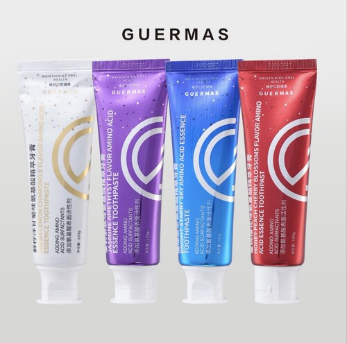 娇玛仕/Guermas 氨基酸四色牙膏4支