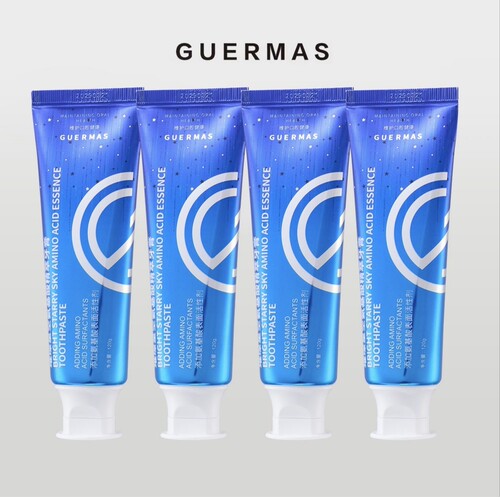 正品娇玛仕/Guermas 璀璨星空氨基酸牙膏四支
