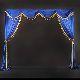 白事灵堂幕布丧事布置黑白葬礼背景墙灵棚装饰殡仪馆孝堂布幔纱幔