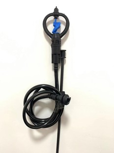 4分6分360度碟型摇臂喷头园林洒水农用草坪软管喷灌旋转灌溉喷水