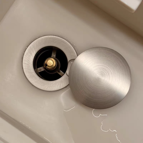 极简面盆下水器防臭按压弹跳器