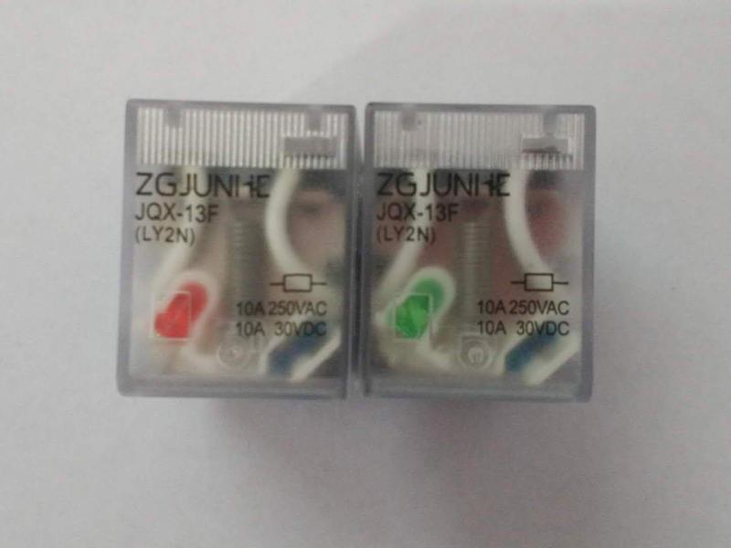 JQX-13FL可代LY2NJ带灯 大8脚220V110V48V24V12V6V ZGJUNHE继电器
