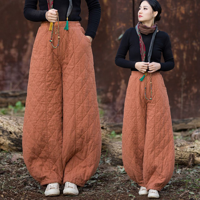 2025冬装小个子微胖mm梨形显瘦休闲裤大码女士高腰垂坠感保暖棉裤,女装/女士精品,大码裤装,淘宝优惠券,粉丝福利购,淘宝优惠卷