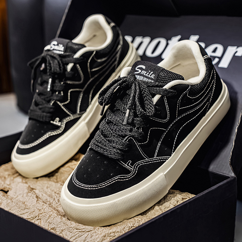 顽刻板鞋男鞋运动鞋男款2025秋冬新款男生厚底百搭休闲男士潮鞋子