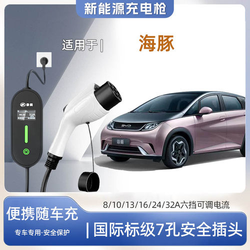 比亚迪海豚专用便携式充电枪器