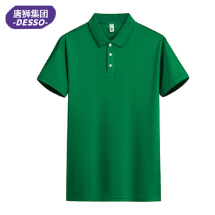 DESSO 装夏季新款冰丝短袖t恤亲肤透气中年男士浅色内搭Polo衫01