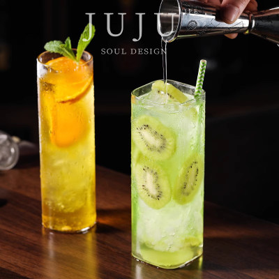 JUJU'S.LIFE.杯具日式简约鸡尾酒杯高雅品质直身杯洋酒杯果汁杯