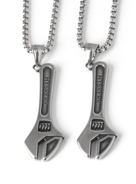 不锈钢钛钢男女机械小扳手项链