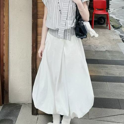 独特漂亮绝美巨好看韩系穿搭一整套2026新款白色长裙子套装女夏季