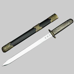 古玩收藏太极小宝剑短剑小剑工艺礼品中正剑摆设装饰玩具剑未开刃