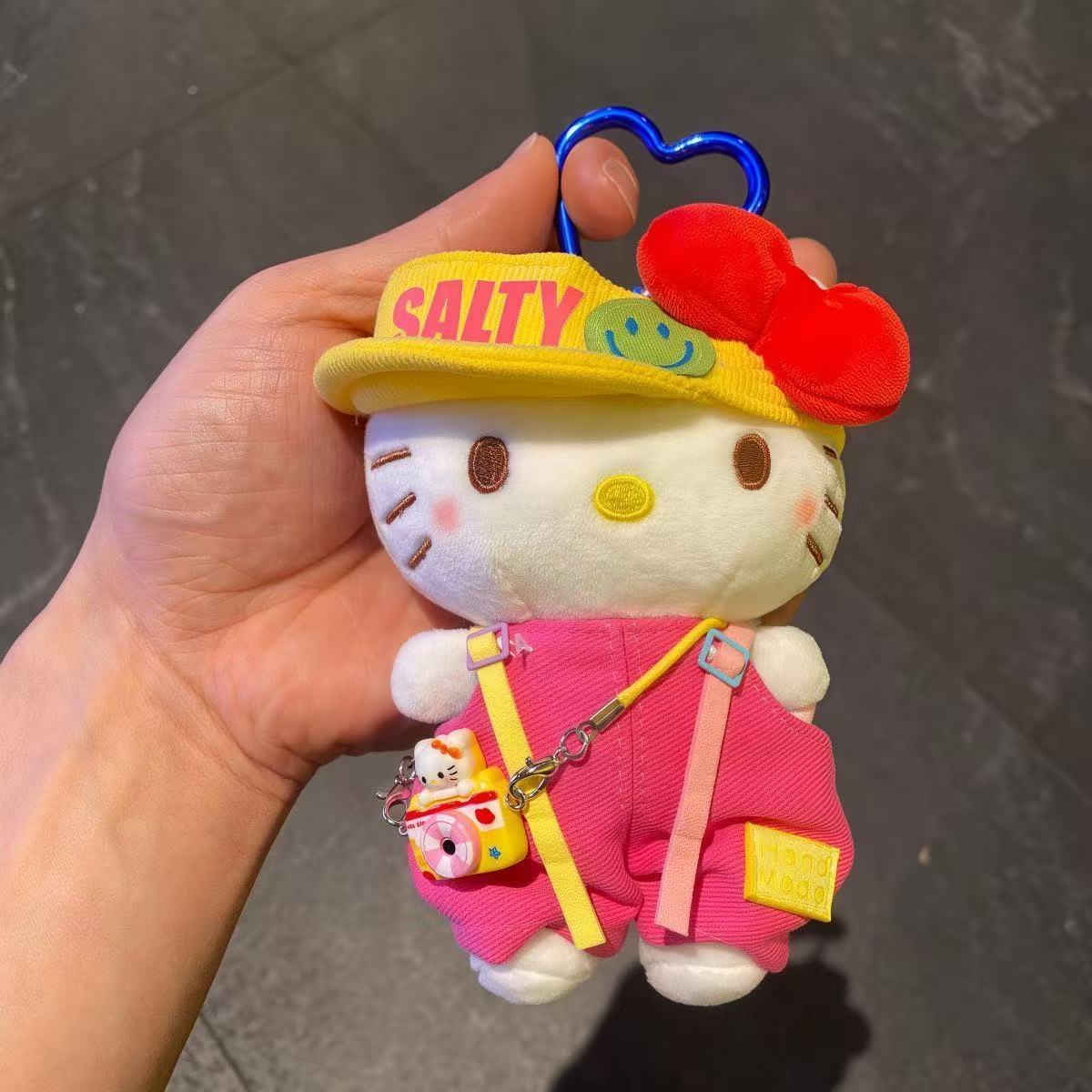 日本背带裤棒球帽kitty包