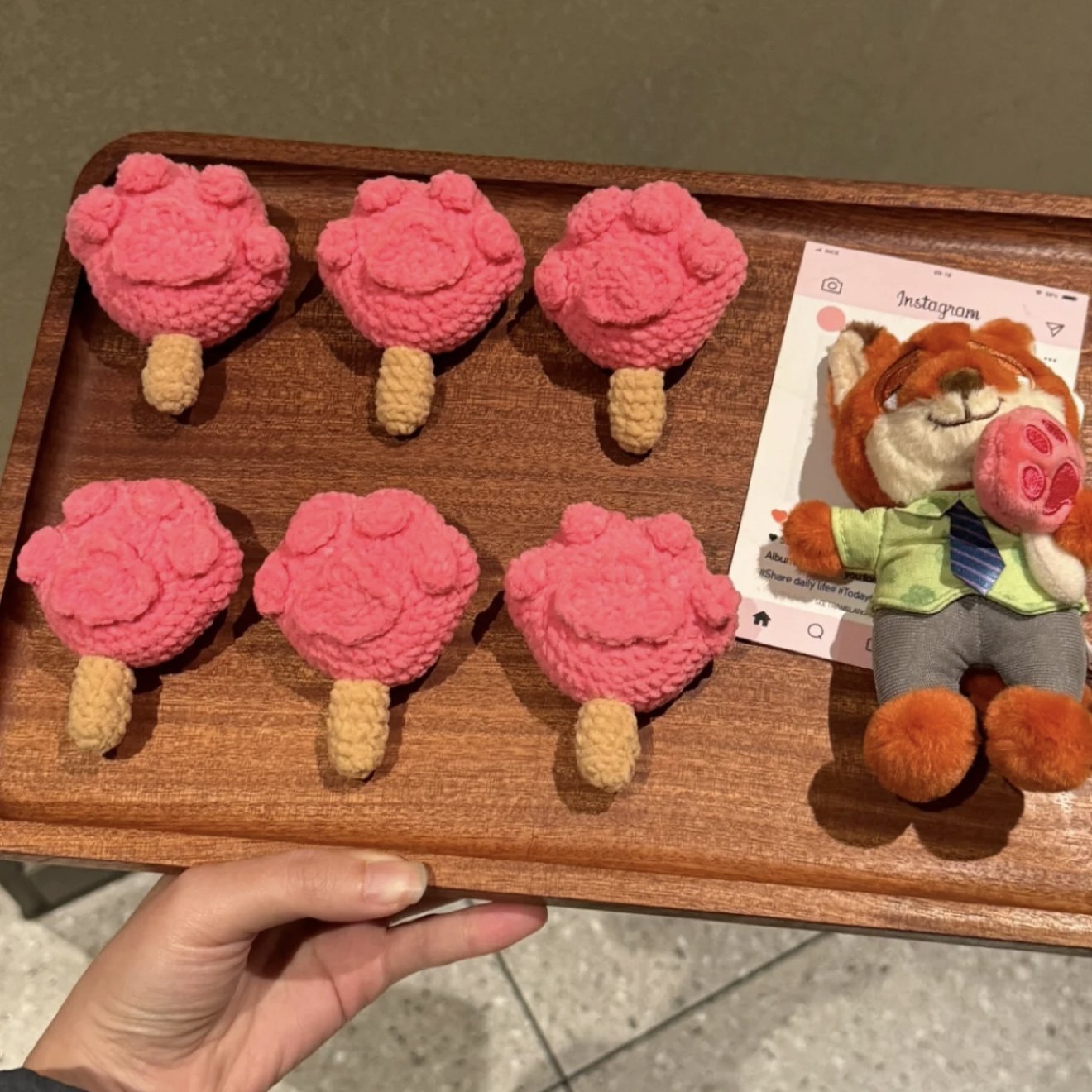 日本正品针织尼克爪爪冰