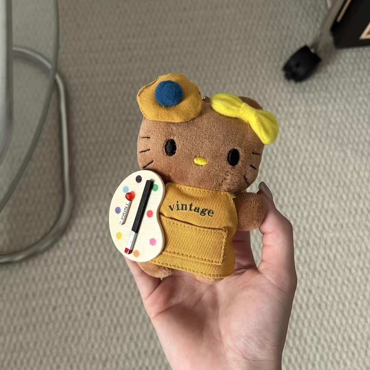 日本代购KT猫挂件毛绒He