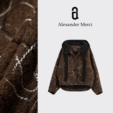 【交响曲】高定原创特种工艺X纱交织厚外套  D25T10188