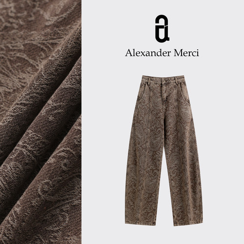 【腰果牛仔】秋冬b备百搭腰果花牛仔裤 D25T93030