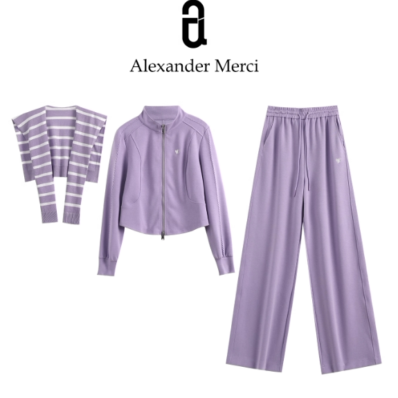 【紫定赢】气质休闲套装里的“王”气场全开bi入D25T71709,女装/女士精品,汉服套装,淘宝优惠券,粉丝福利购,淘宝优惠卷