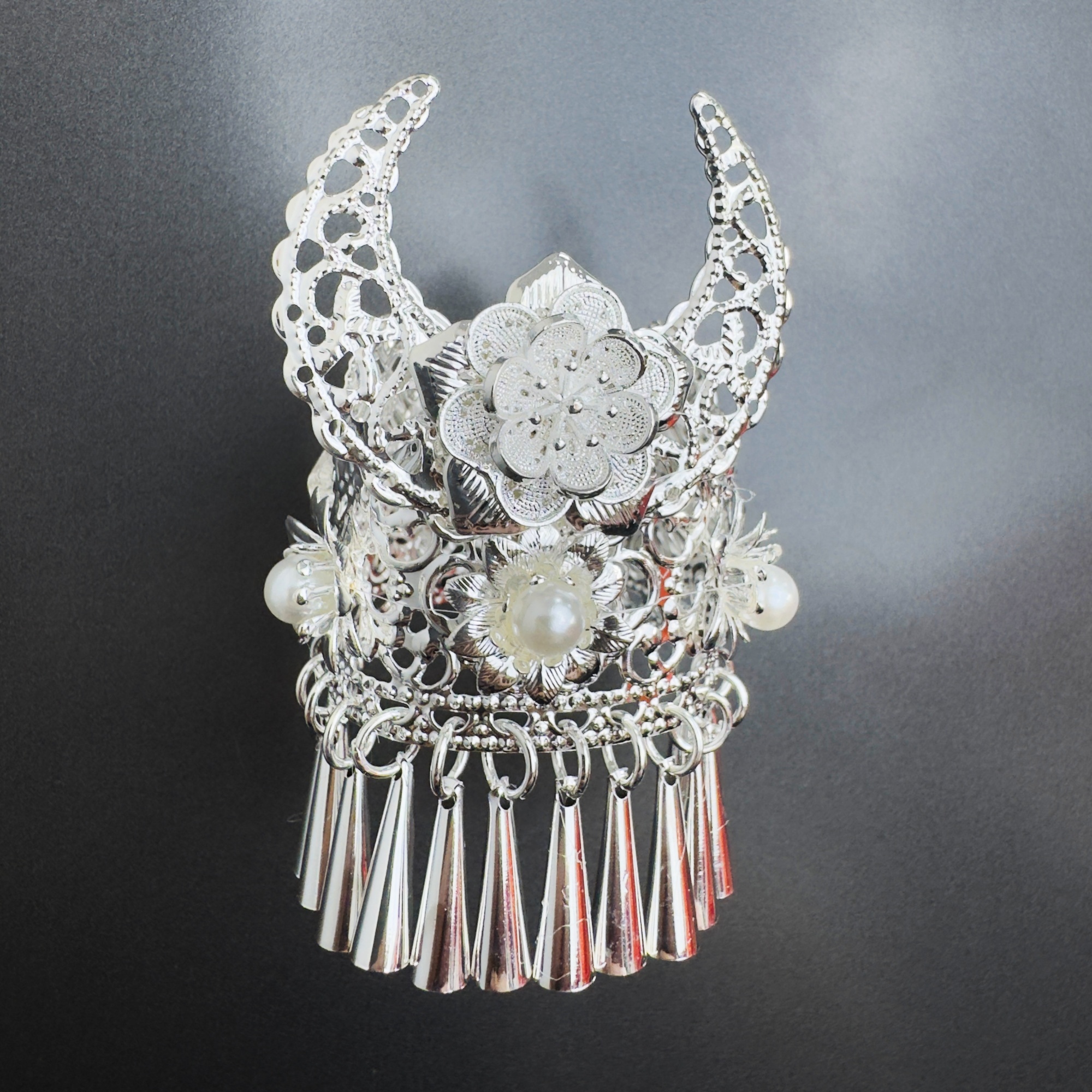 贵州苗寨头冠小花材料冰箱贴配件