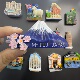 旅梦日本东京富士山冰箱贴树脂彩绘旅游纪念品摆件伴手礼磁吸文创