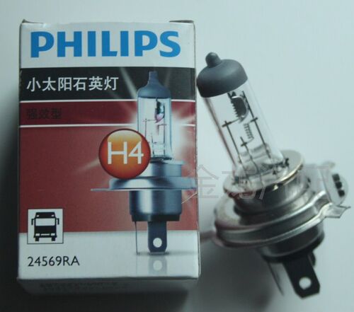 飞利浦Philips H4 24V 100/90W 远近光卤素汽车灯泡 三爪 P43