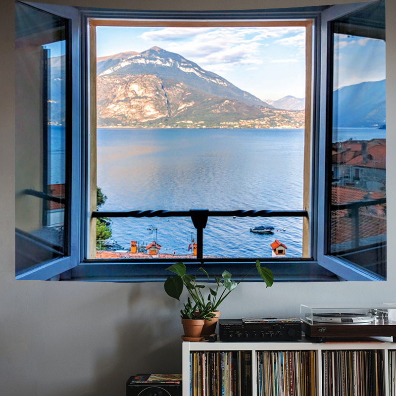 ins网红窗户背景布宿舍墙上装饰