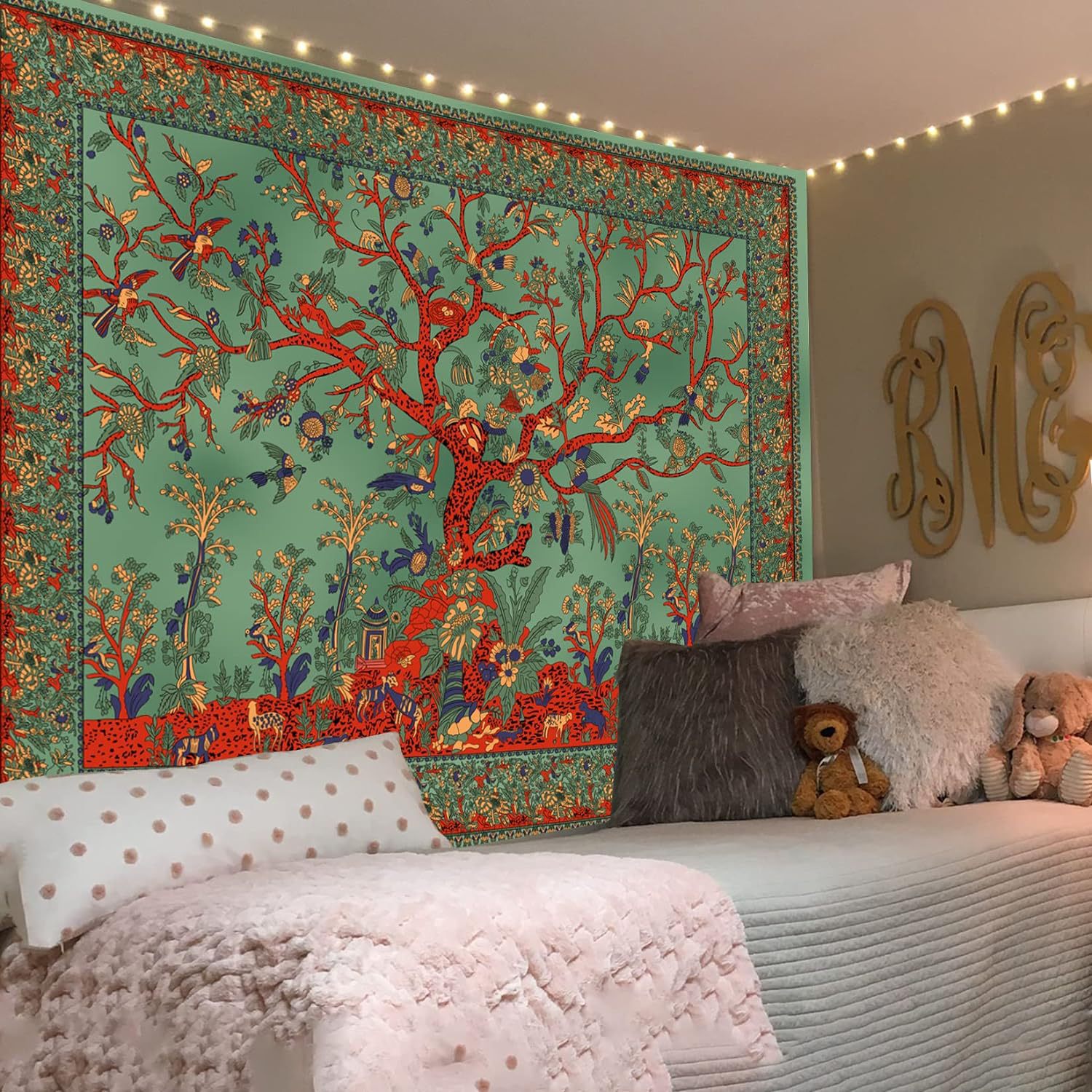 生命之树曼达拉ins背景墙挂毯