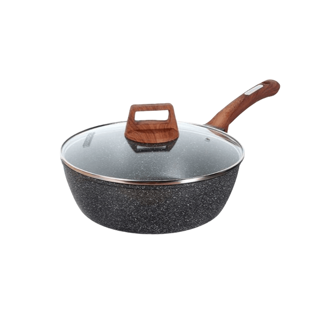 麦饭石炒锅不粘锅26/30/32cm【直播-专属】