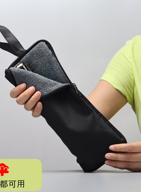 装雨伞收纳包手拎雨伞袋吸水便携手提可悬挂折叠吸湿三折伞套