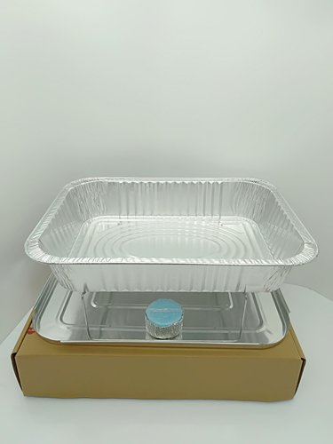 一次性烤鱼锡纸盘套装支架铝箔